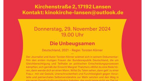 2024-11-29_FKK-LANSEN_Die Unbeugsamen_PLAKAT